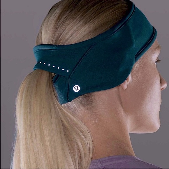 NEW LULULEMON ACCESSORIES. Run For It All Ear Warmer & 3 Pack HAIR TIES NWT - Picture 3 of 11